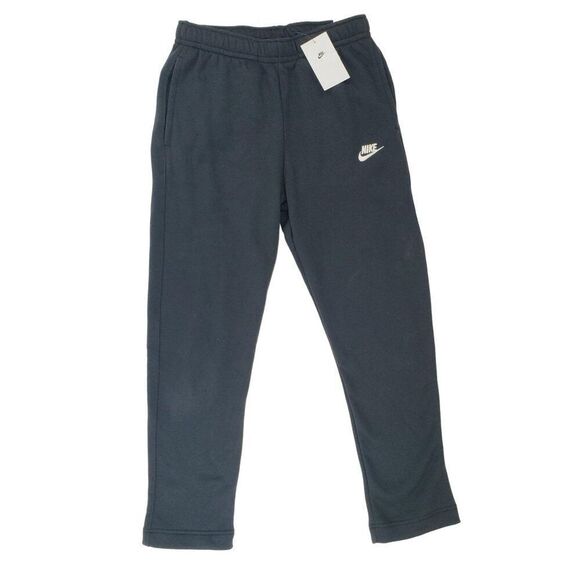 Nike Pants Men's Black Standard Fit Straight Leg Fleece Sweat Drawstring NWT - Picture 1 of 12
